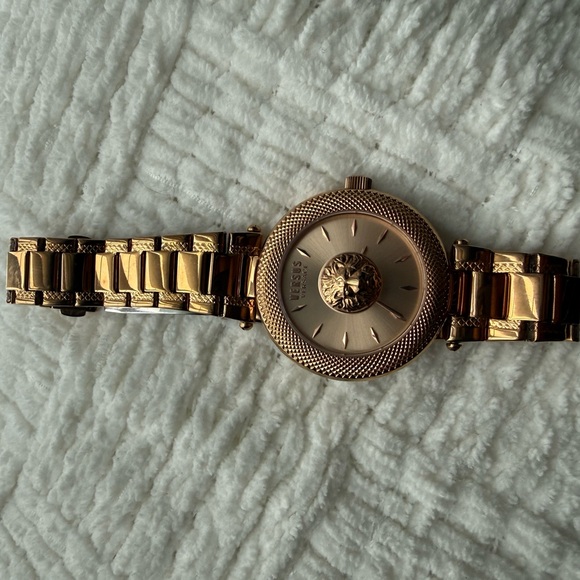Versus By Versace Rose Gold and Black Women\'s Watch